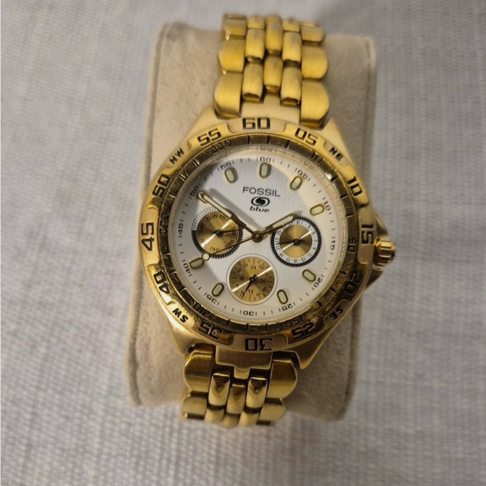 Fossil Gold Chronograph Men's Watch